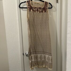 90s flower print midi dress